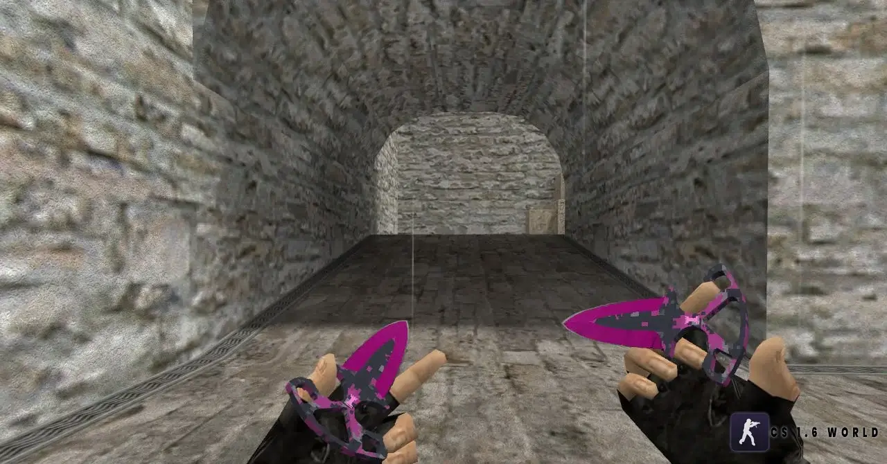 Модель HD «Shadow Daggers | Pink DDpat» для CS 1.6