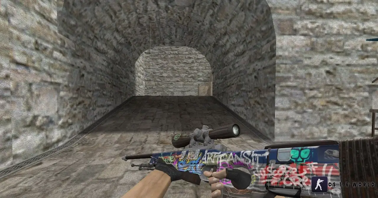 Модель HD AWP «Train Graffiti» для CS 1.6